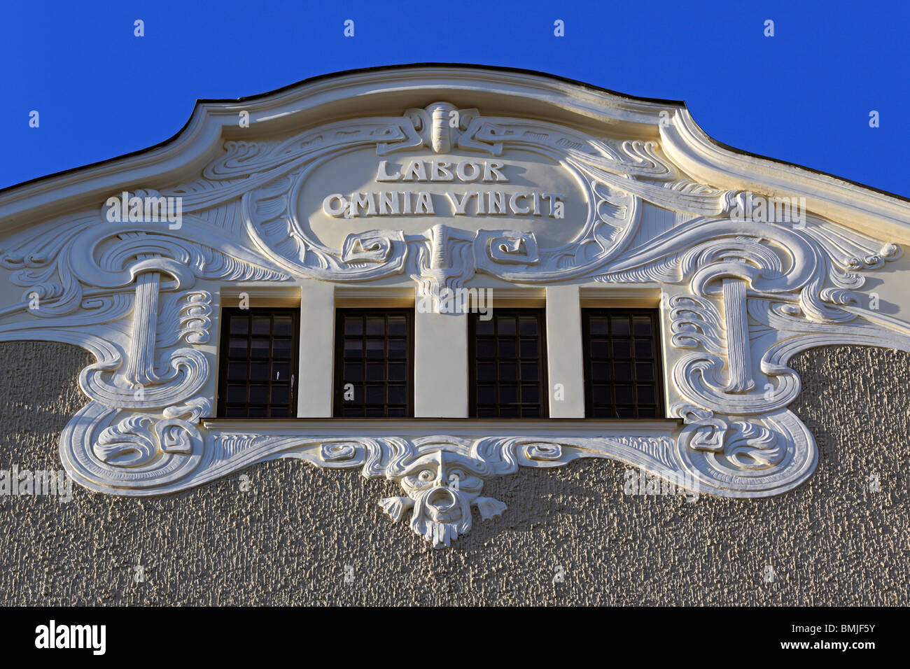 Jugendstilhaus, Riga, Lettland Stockfoto