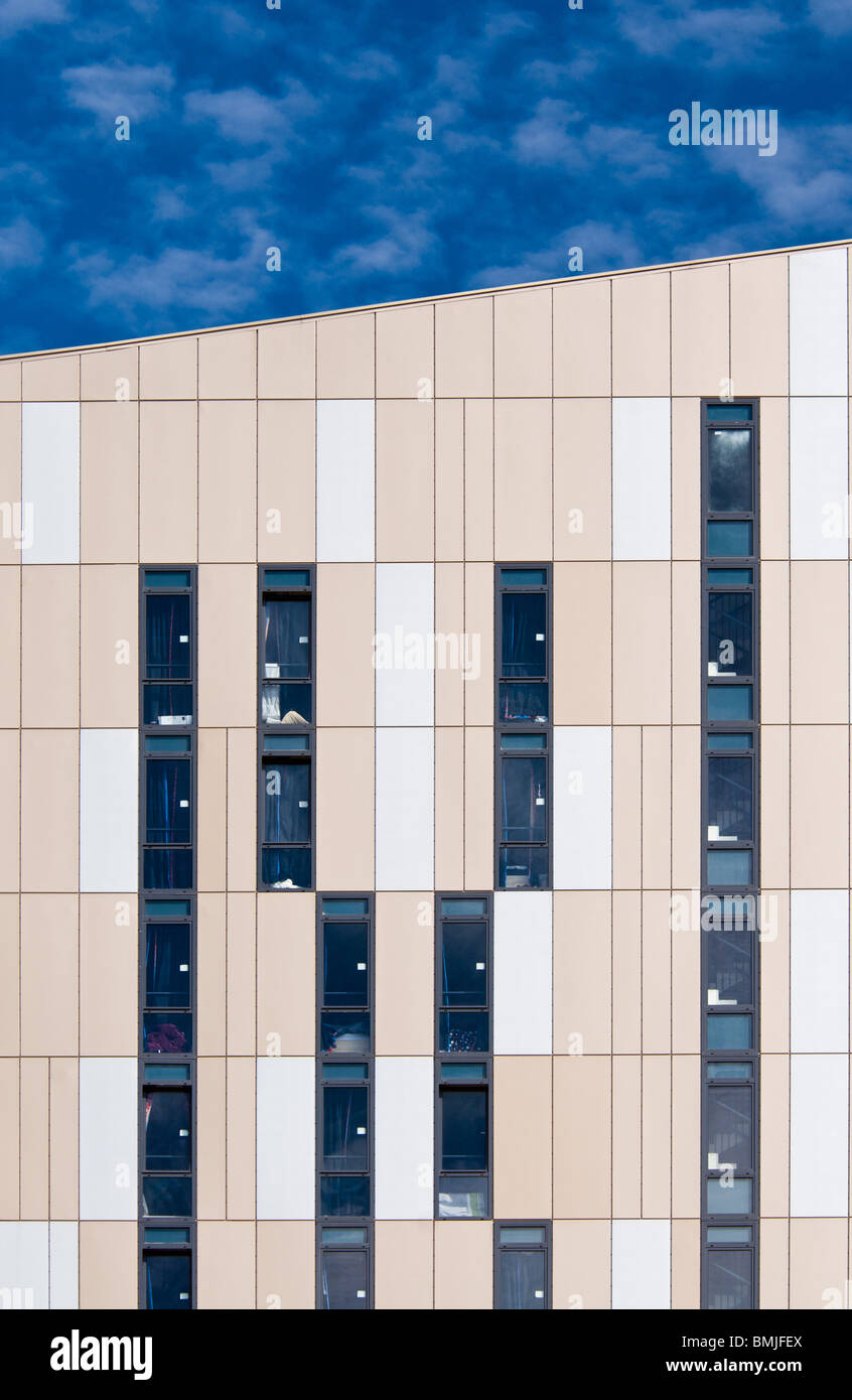 Die Parkway Student Unterkunft Torhäuser Ian Simpson Architekten in Manchester, England. Stockfoto