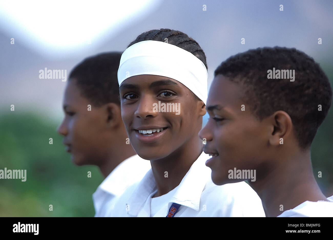 Jungen, Sao Vicente, Kap Verde Stockfoto
