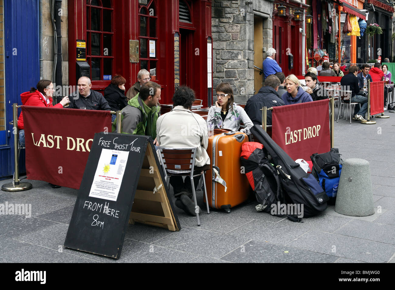 Letzten Tropfen Sie Pub, Grassmarket, Edinburgh, Schottland Stockfoto