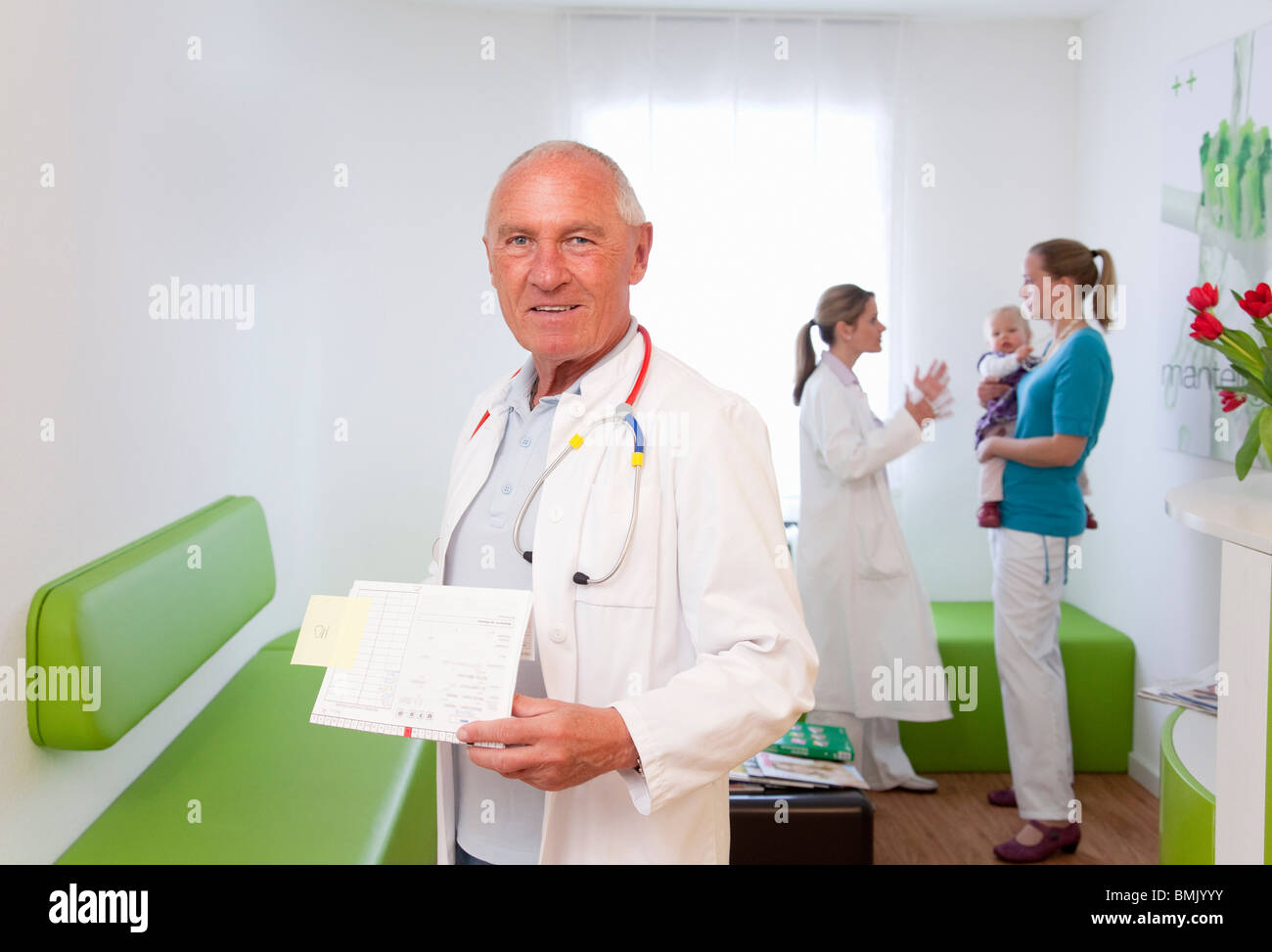 Arzt in der Chirurgie Stockfoto