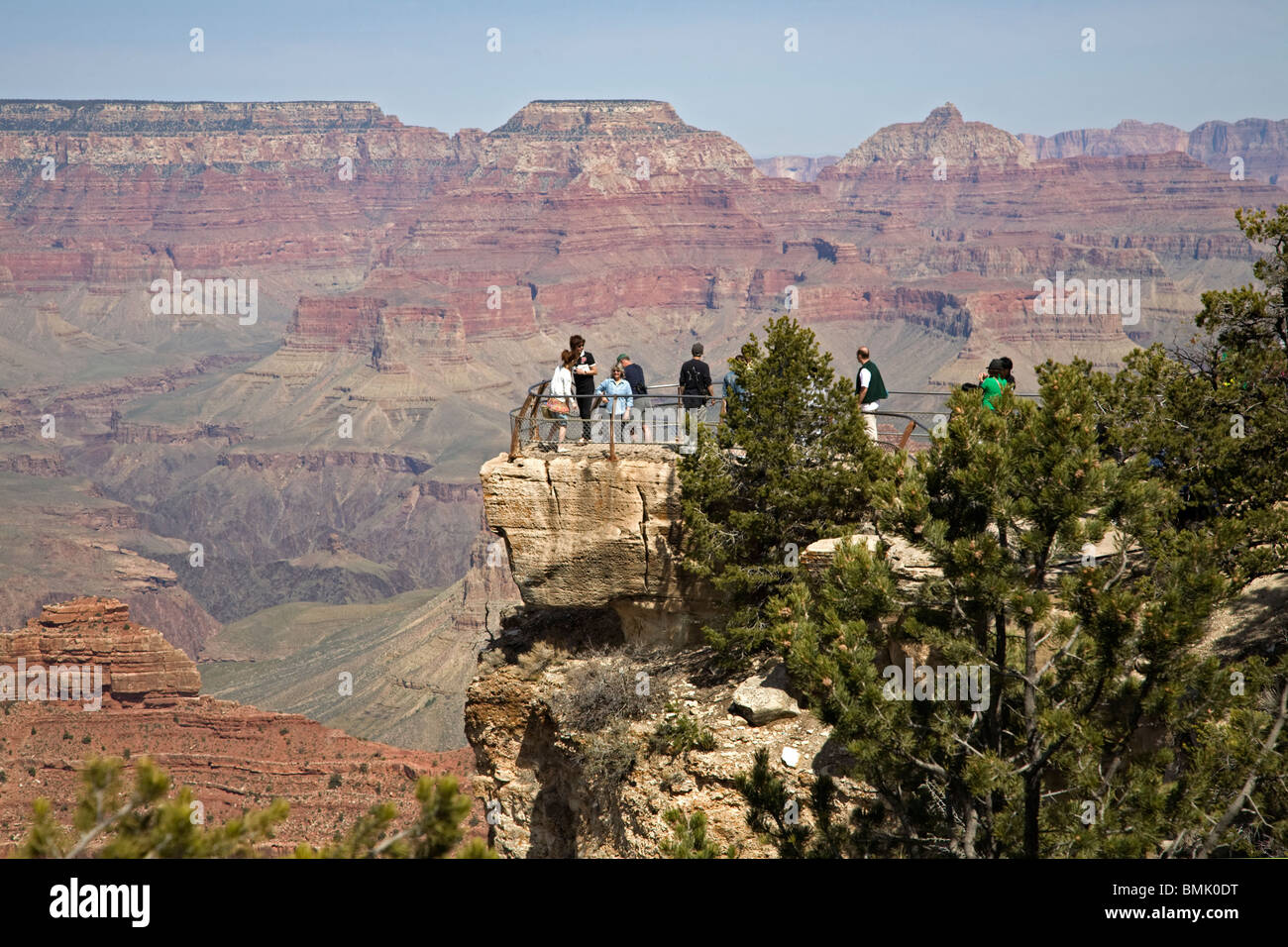 Der Mather Point, Grand Canyon South Rim, Arizona, USA Stockfoto