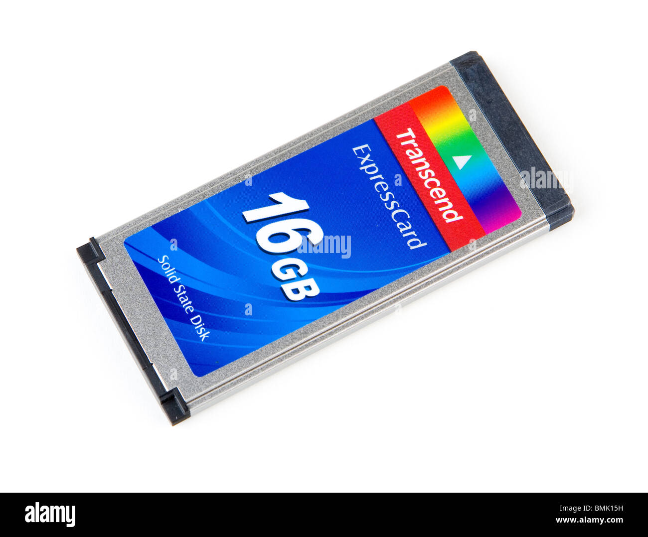 16 GB SSD Express Card von Transcend Stockfoto