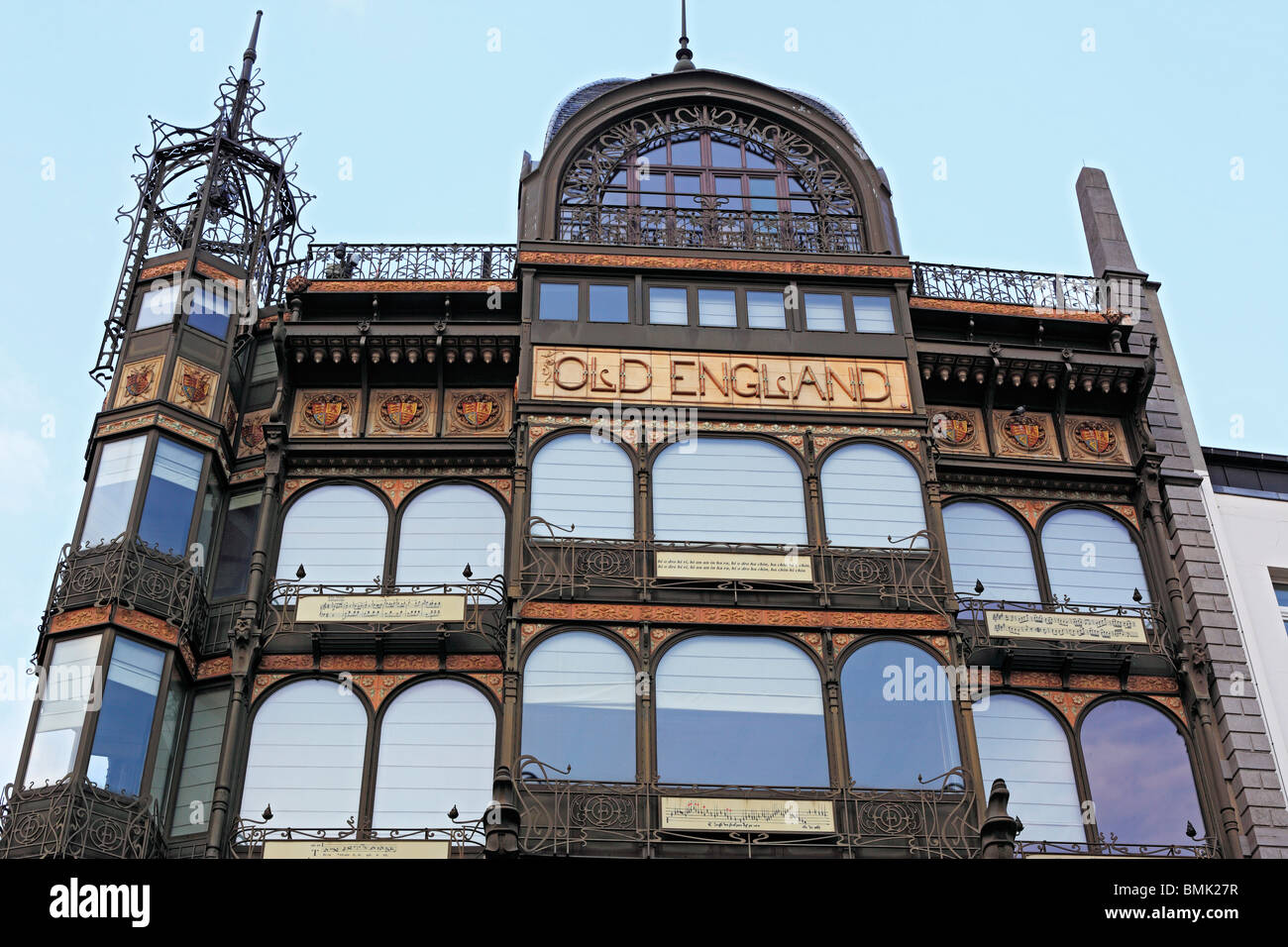 Das Museum der Musikinstrumente "Old England", Brüssel, Belgien Stockfoto