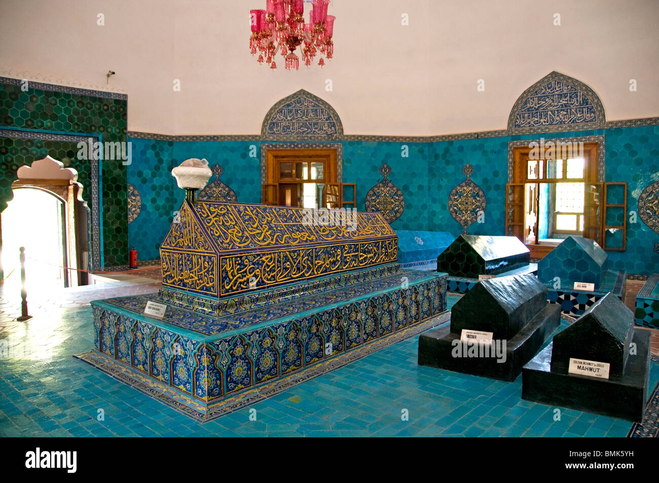 Yesil Cami grüne Moschee Bursa Türkei türkische Islam Stockfoto