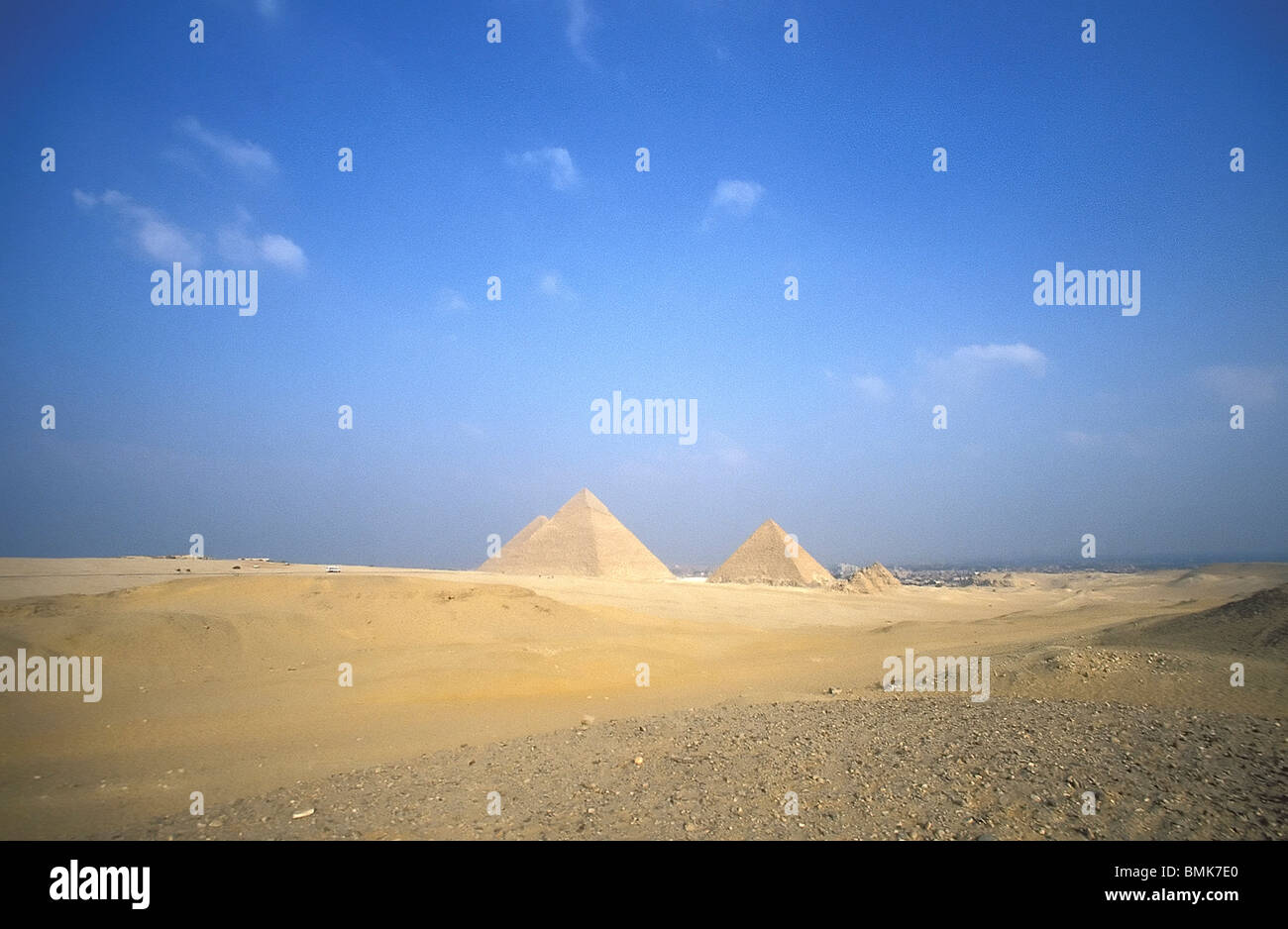 Große Pyramide von Khufu (Cheops), Pyramide von Khafre (Chephren) und