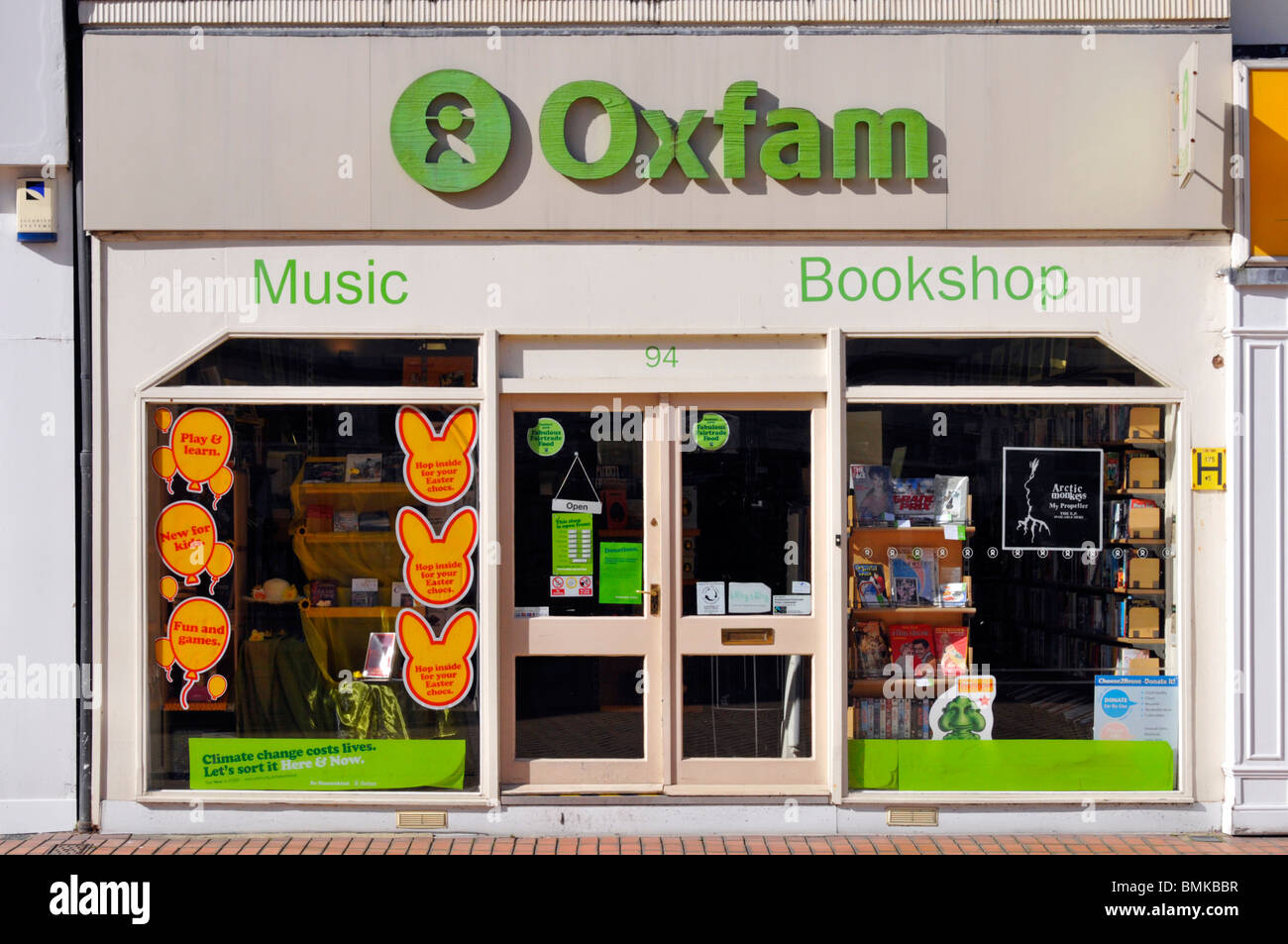 Oxfam-Charity-Shop Shopping High street Stockfoto