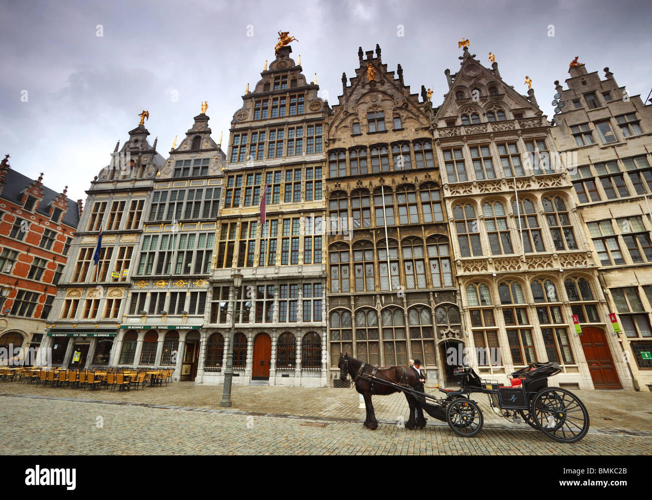 Der Grote Markt, Antwerpen, Belgien. Stockfoto