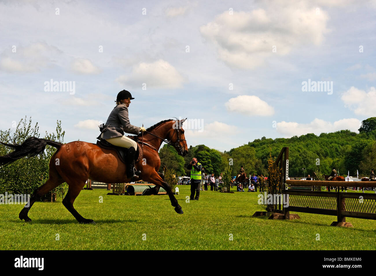 Pferdesport-Event auf der Northumberland County Show in Corbridge Stockfoto