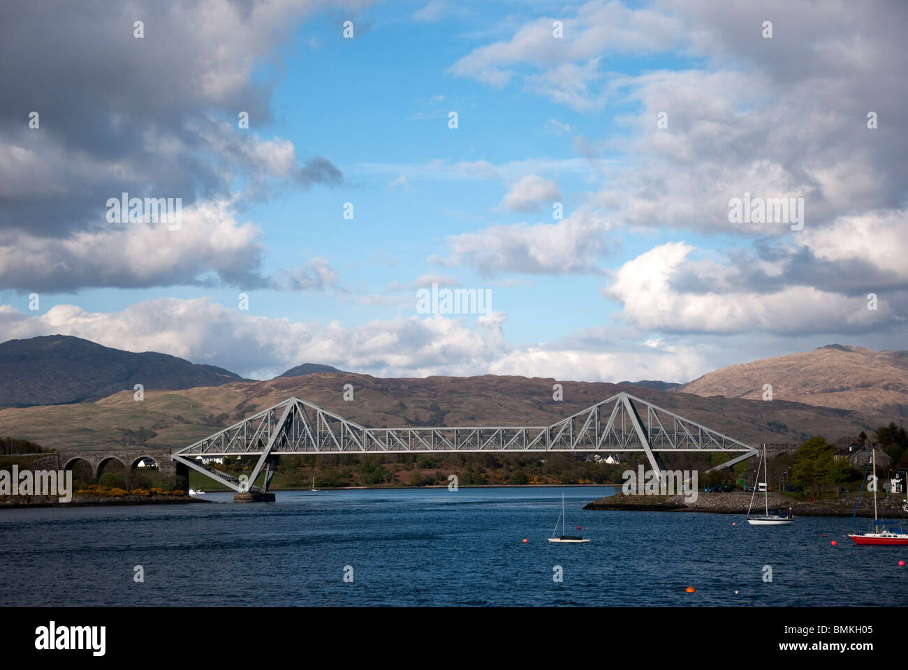 Die Connel Straße Brücke Conell in der Nähe von Oban Lorn Argyll, Schottland Stockfoto