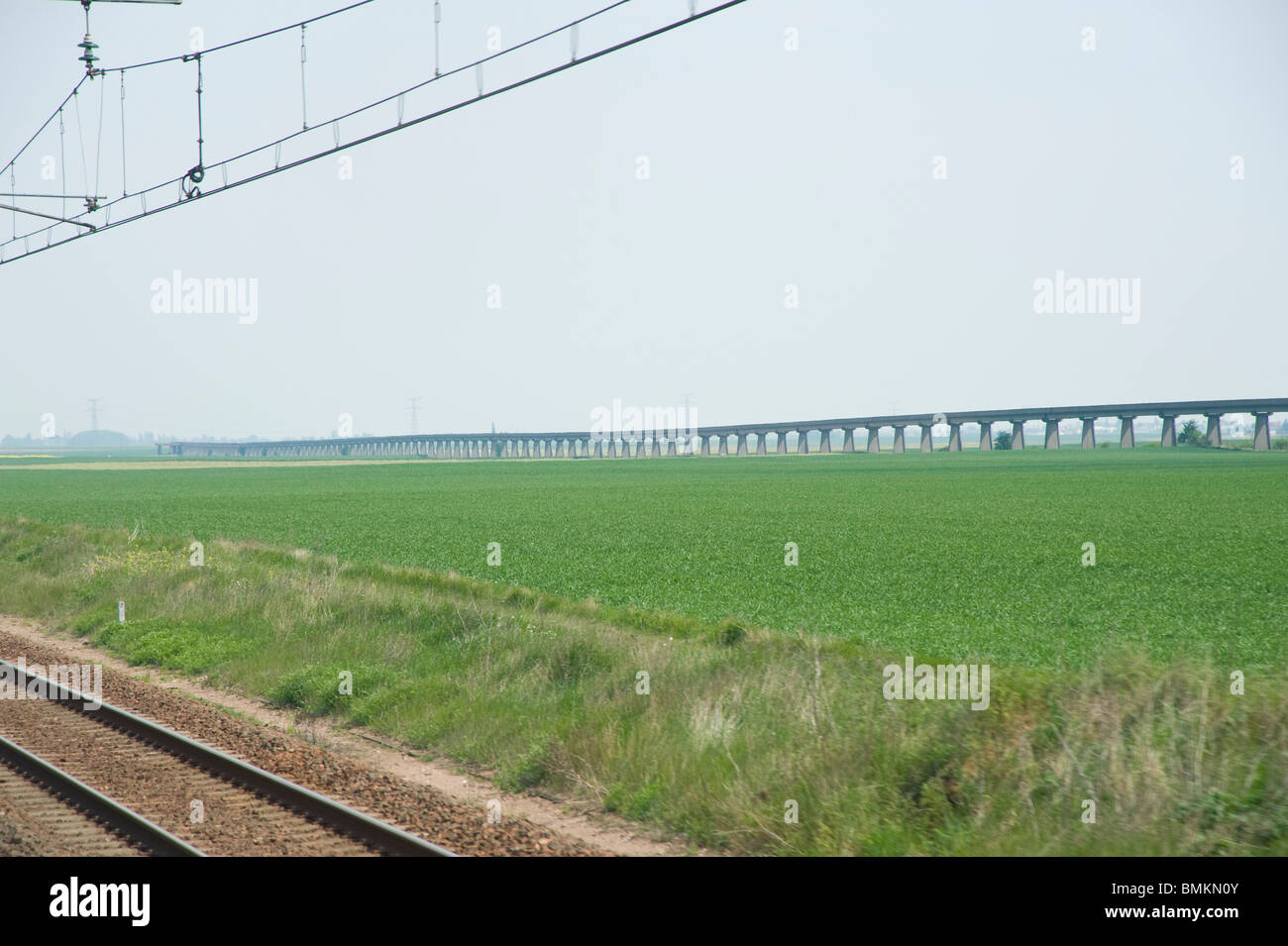 Orleans, Trasse Aerozug Stockfoto