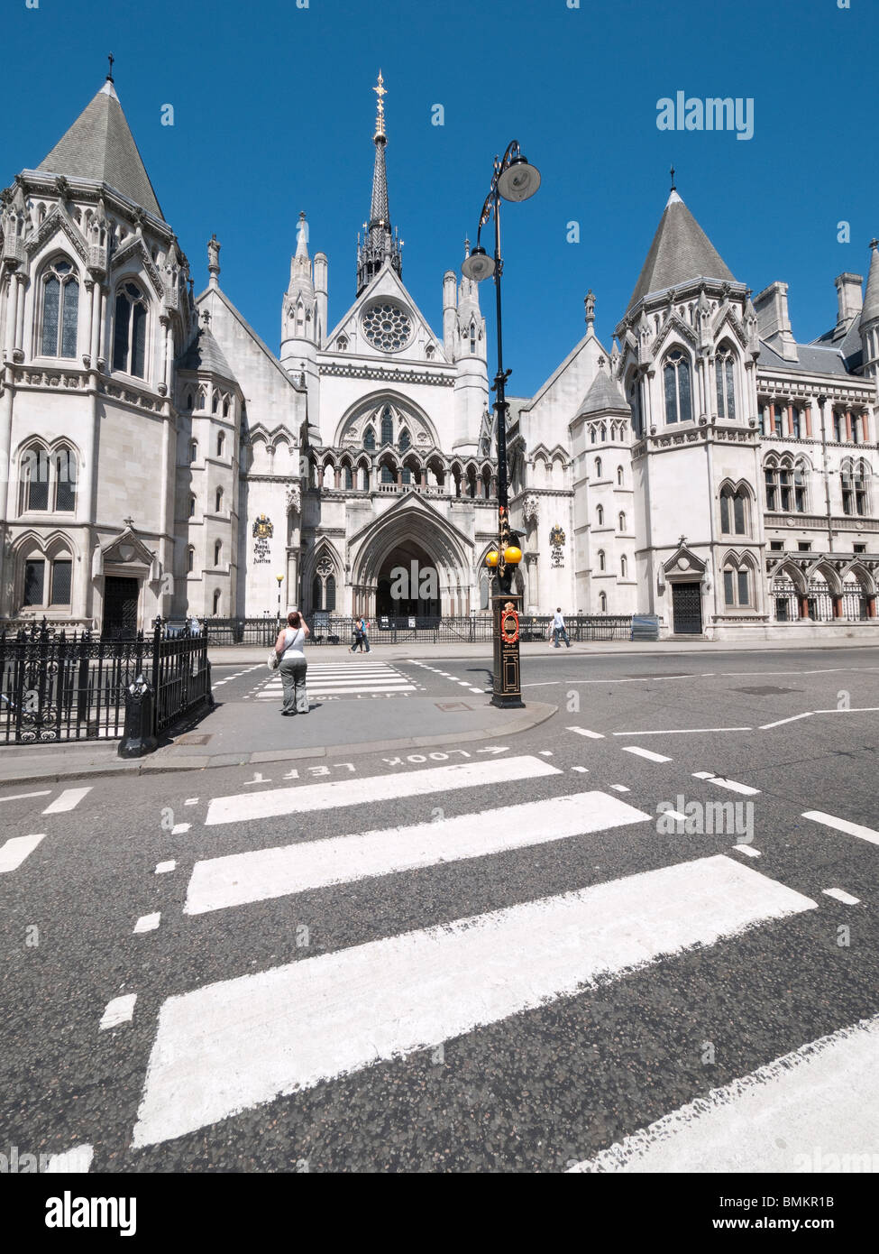 Königlichen Gerichten Gerechtigkeit London, England Stockfoto