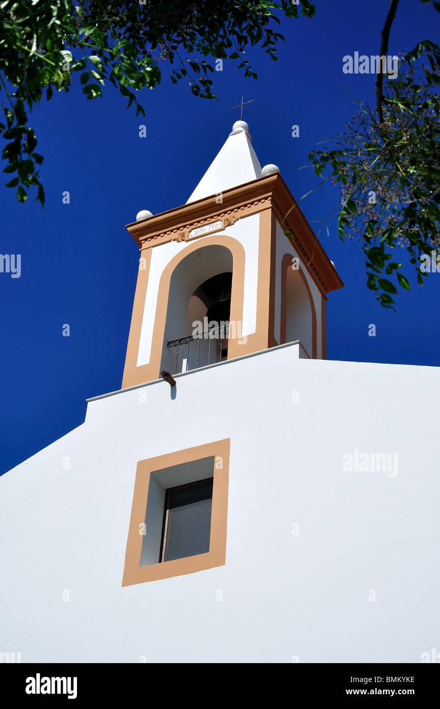 Kirche des Heiligen Johannes des Täufers, Sant Joan de Labritja, Ibiza, Balearen, Spanien Stockfoto