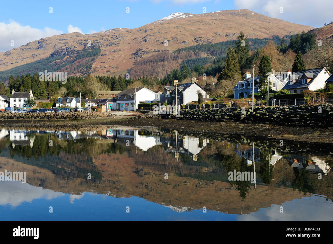 Lochgoilhead an der Spitze von Loch Goil, Argyle und Bute, Scotland Stockfoto