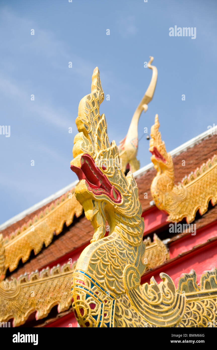 Tempel von Chiang Mai, Thailand - Wat Phrathat Doi Suthep Stockfoto