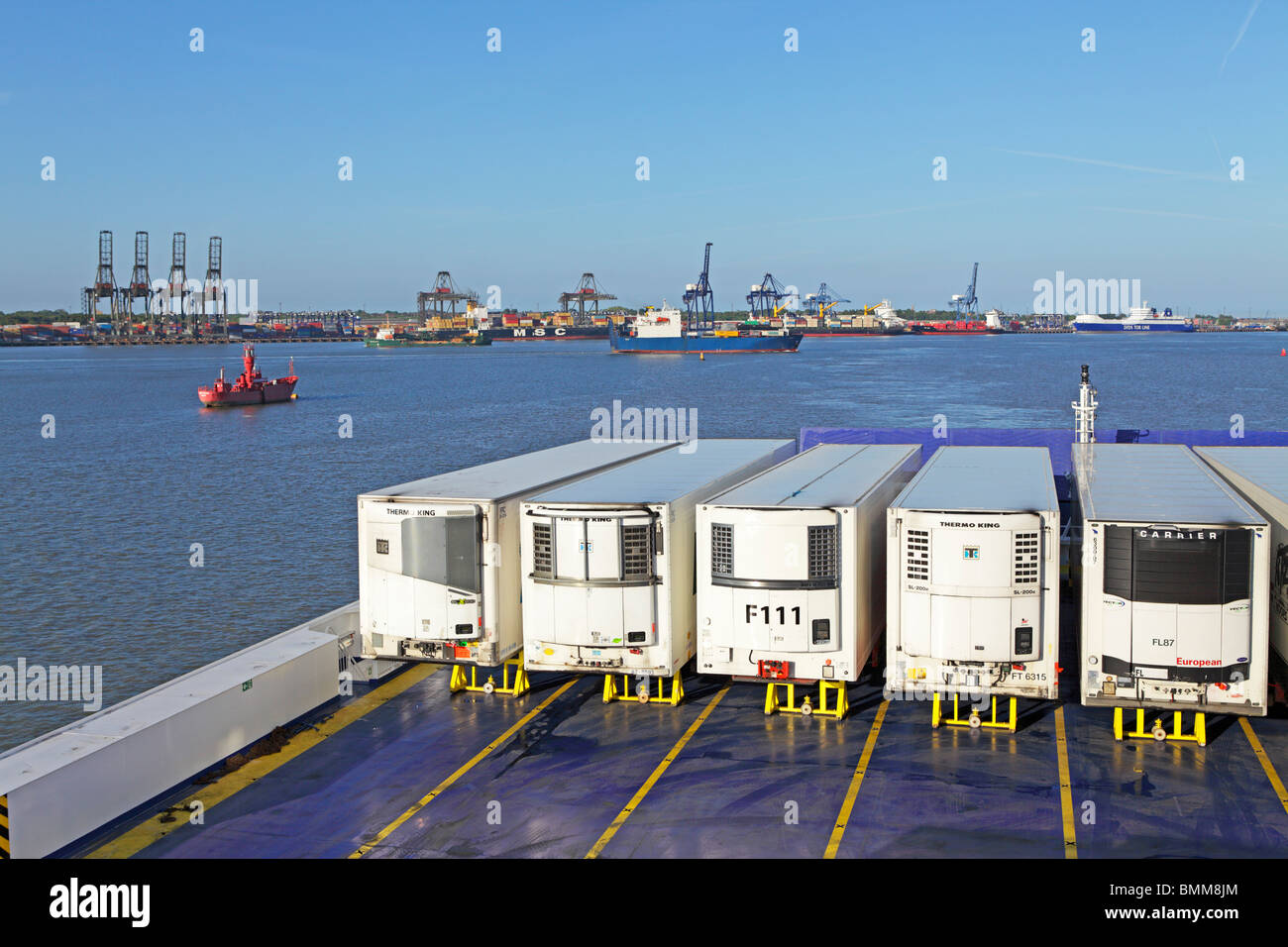 Hafen von Harwich, England, Vereinigtes Königreich Stockfoto
