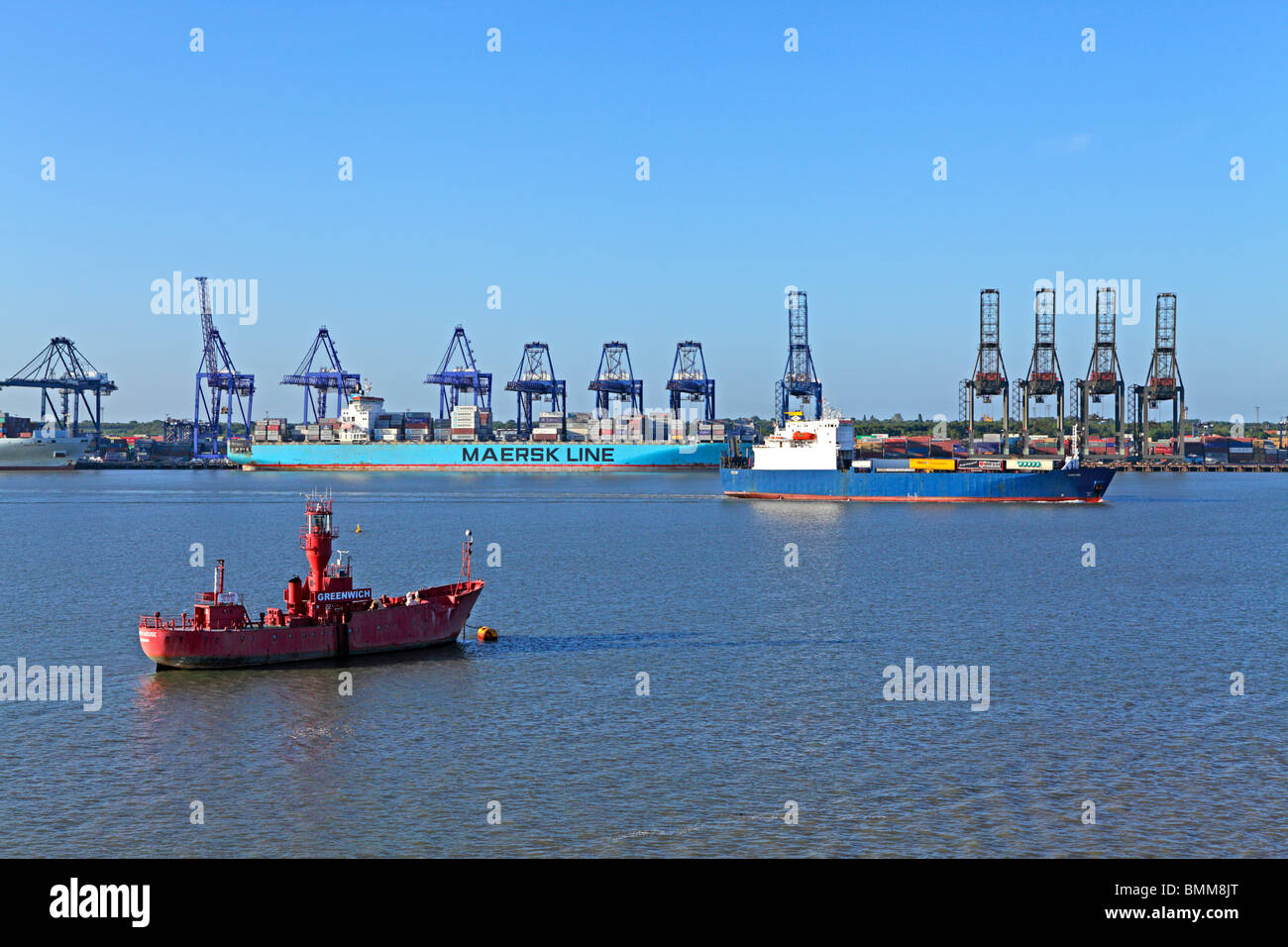 Hafen von Harwich, England, Vereinigtes Königreich Stockfoto