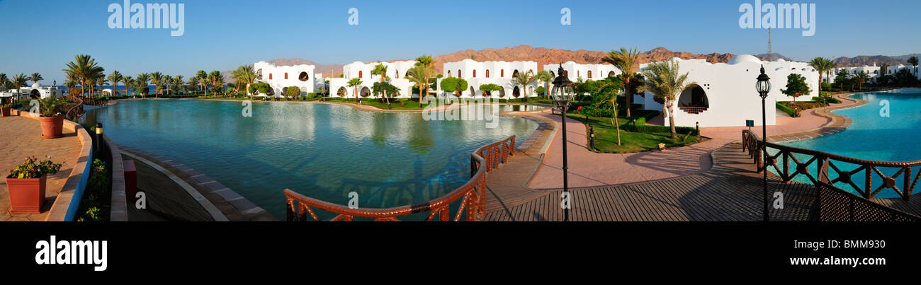 Das Hilton Dahab Resort Hotel, Sinai Stockfoto