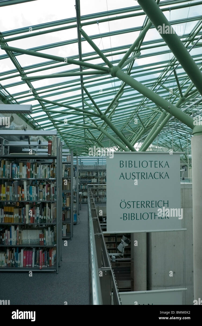 Warschau Universitätsbibliothek, dem österreichischen Flügel, Polen, Polnisch, EU Stockfoto