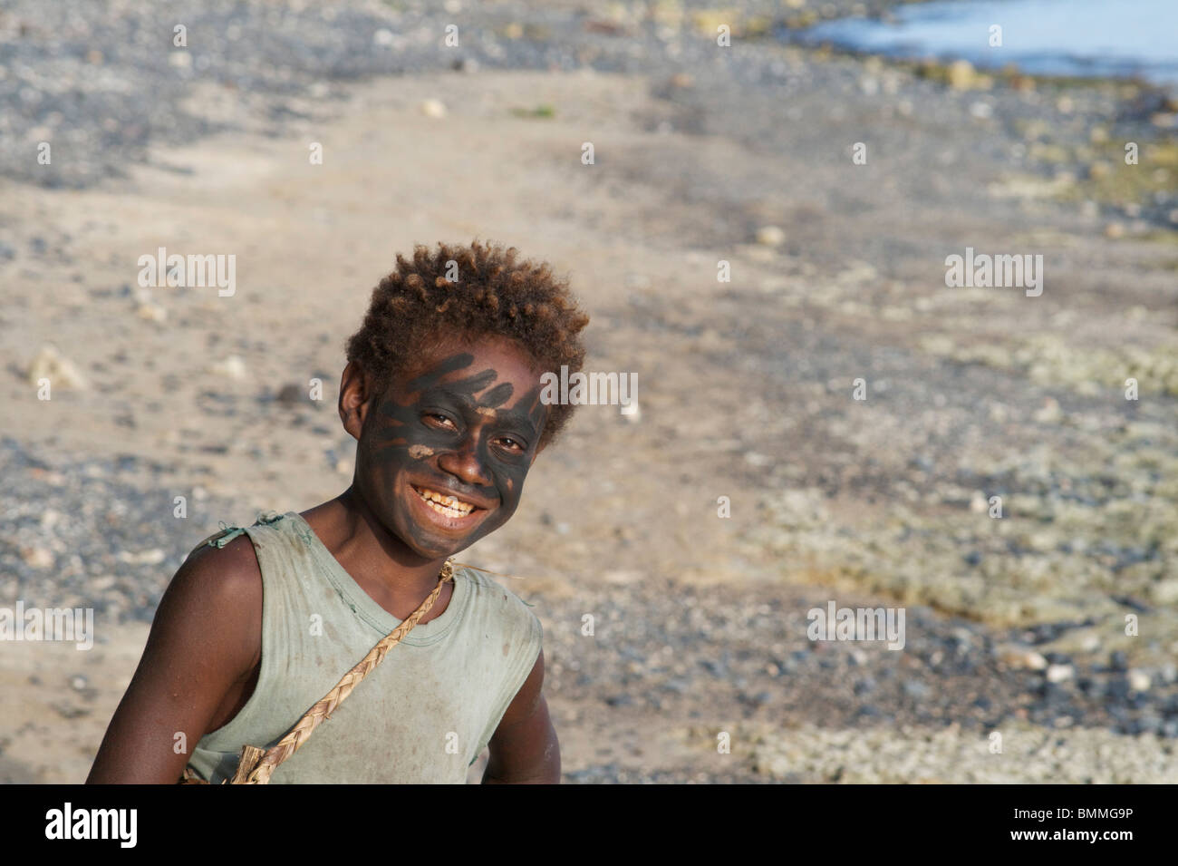 Junge, Neuirland, Papua New Guinea Stockfoto