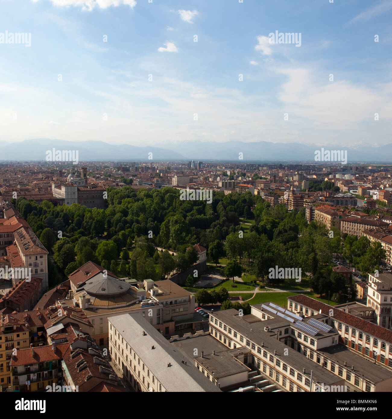 Turin, Turin, Piemont, Italien, Luftbild Stockfoto