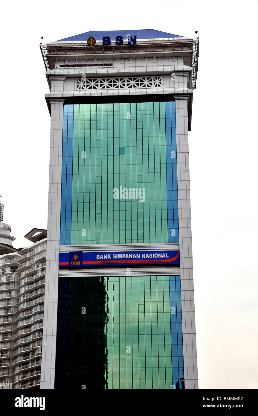 Bank Simpanan Nasional, Kuala Lumpur, Malaysia Stockfoto