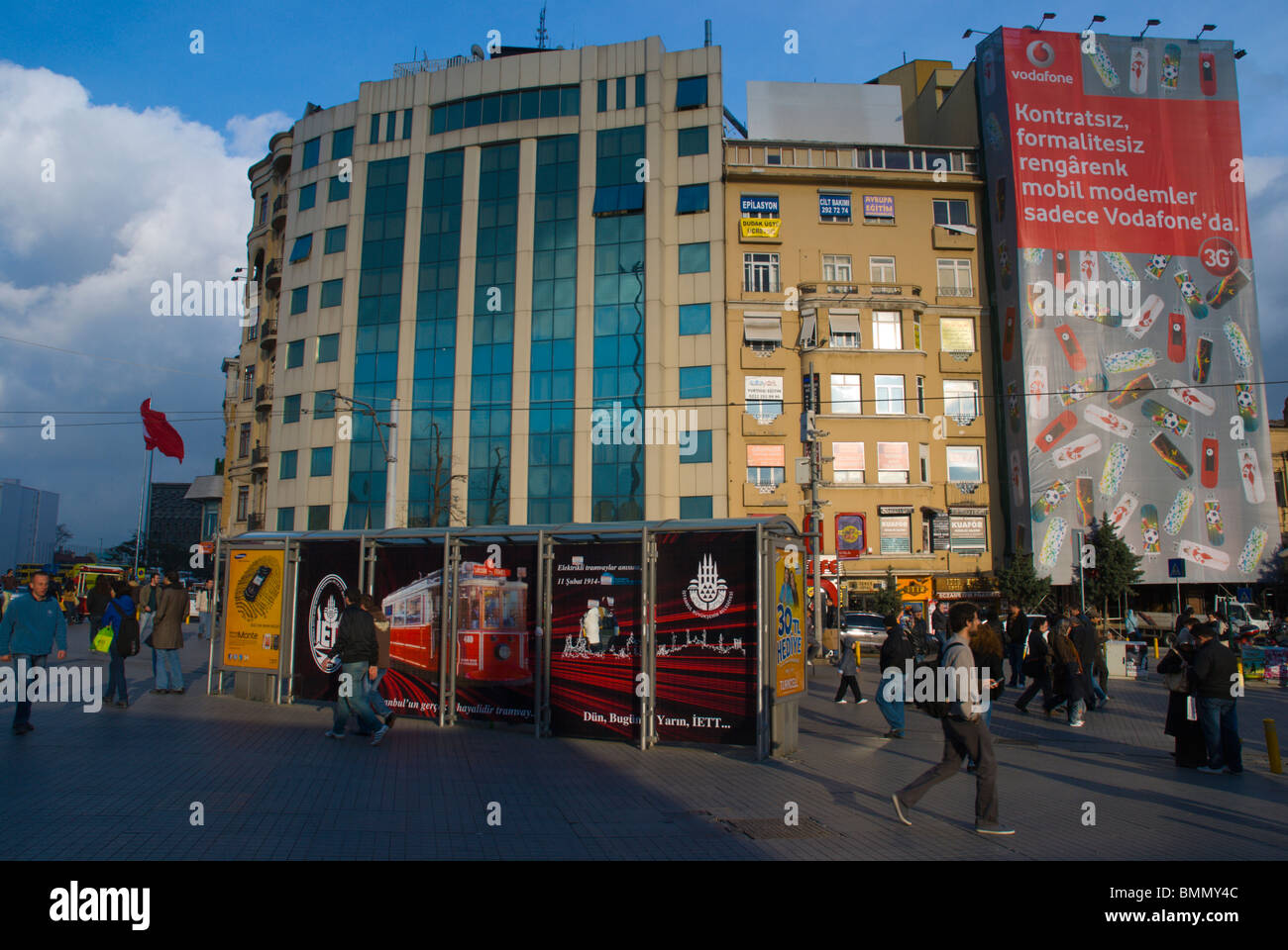 Taksim Square Stadtteil Beyoglu Istanbul Türkei Europa Stockfoto