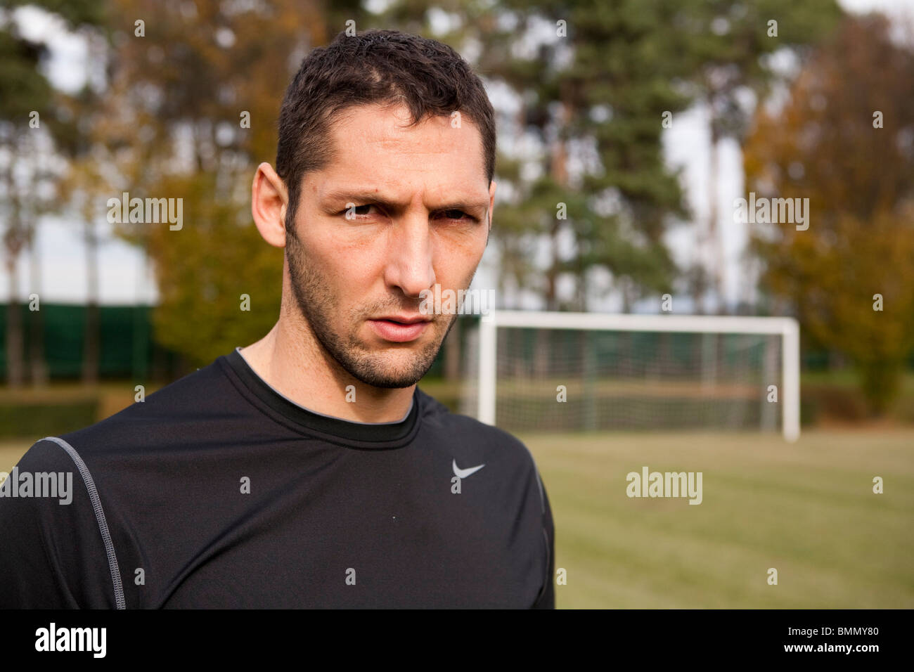 Marco Materazzi italienische Fußball-Star Trainings-Camp Stockfoto