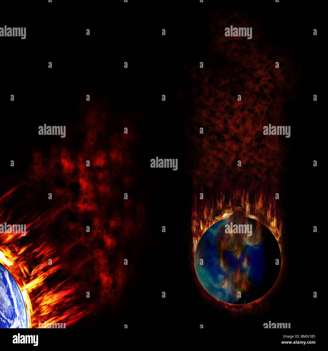 Blaue flammen Ausgeschnittene Stockfotos und -bilder - Alamy