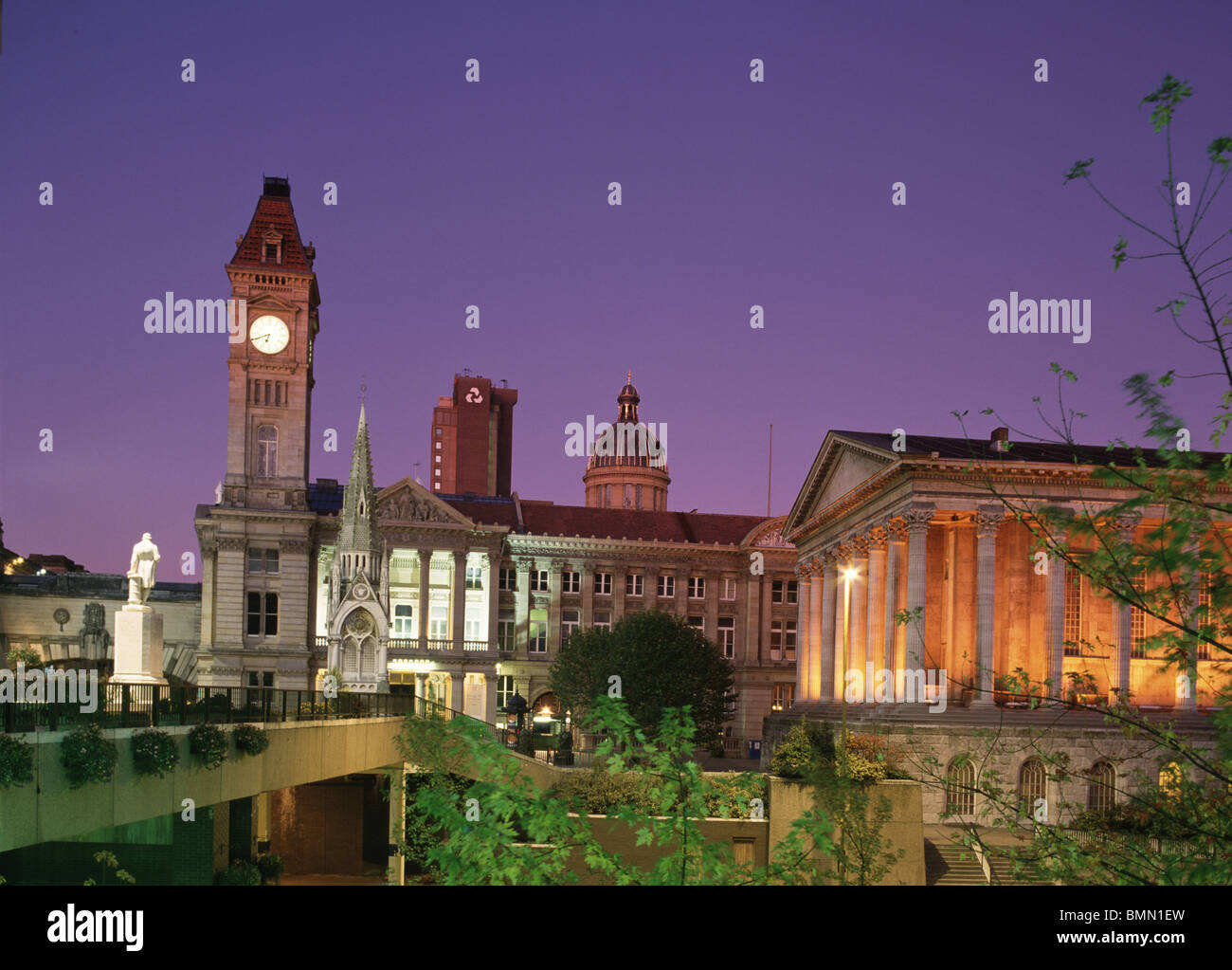 Birmingham, Zentralmuseum & Kunstgalerie Stockfoto