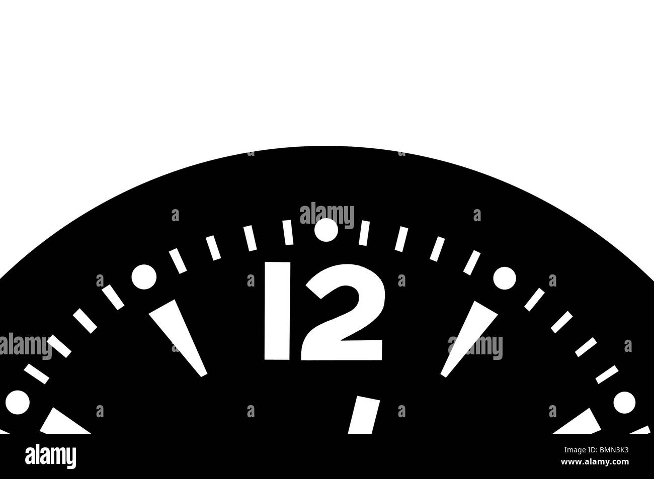 Die Zeit läuft - Uhr detail Stockfoto