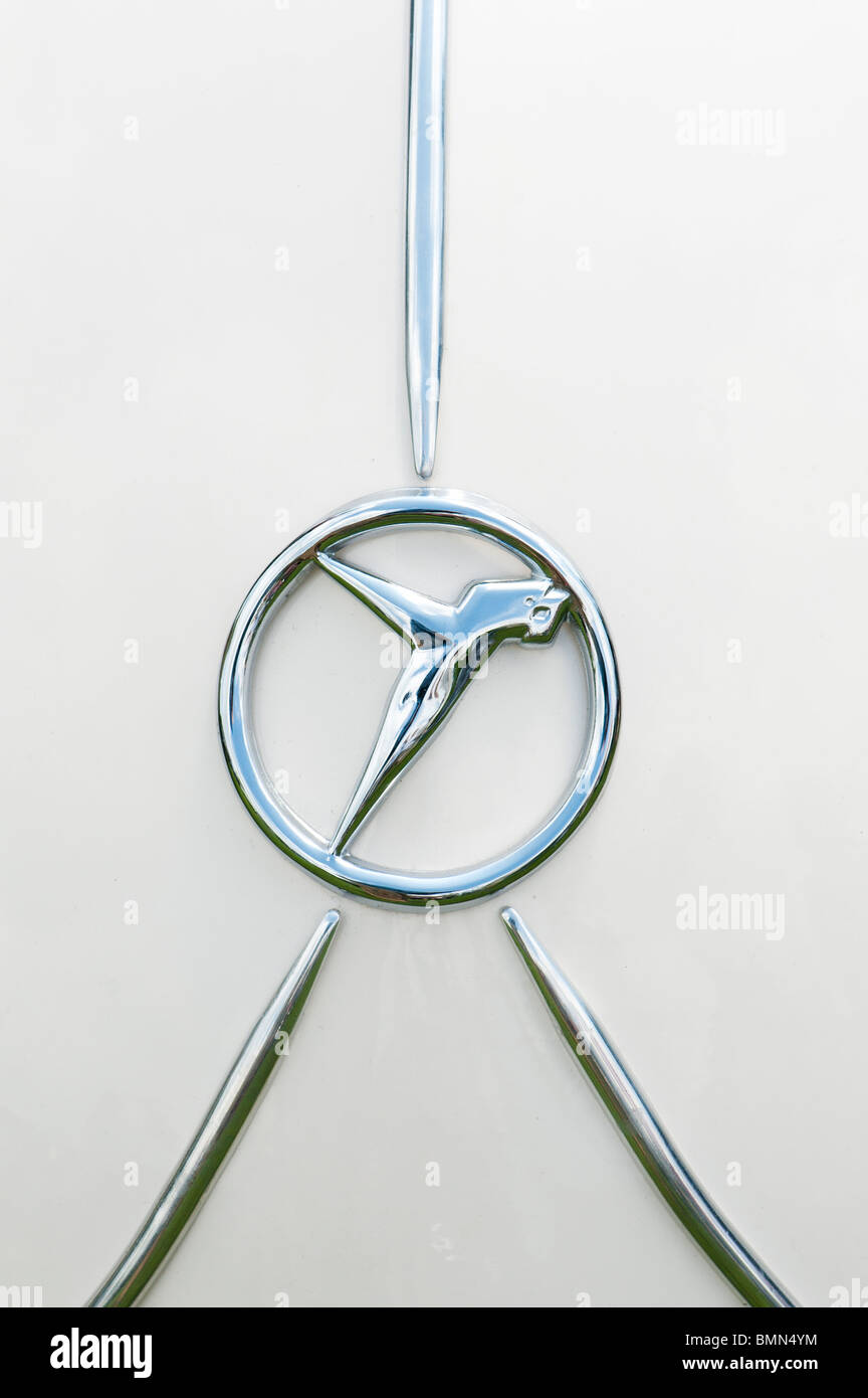 Messerschmitt KR 200 dreirädrige Bubble Car chrome Badge Stockfoto