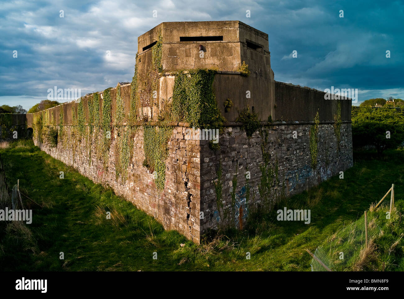 Die verlassenen Kaserne in Phoenix Park Dublin Irland Stockfoto