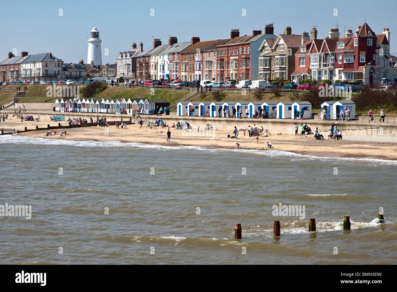 Badeort Southwold, Suffolk Stockfoto