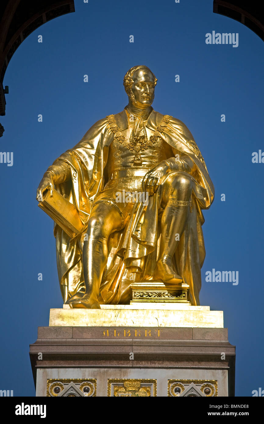London; South Kensington; Das Albert Memorial; September 2OO8 Stockfoto