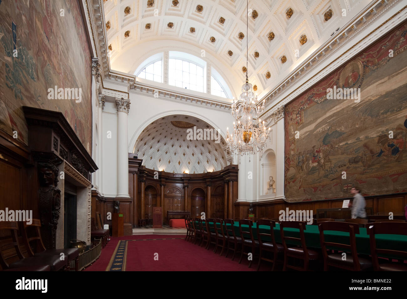 Die irischen House Of Lords Kammer, ehemals in der Irish Houses of Parliament, heute Bank of Ireland, Dublin Stockfoto