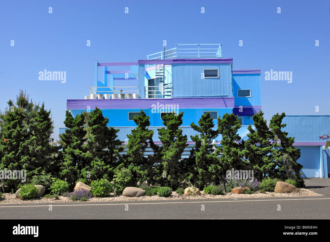 Luxus Strand Haus Düne Rd. Westhampton Beach Long Island NY Stockfoto