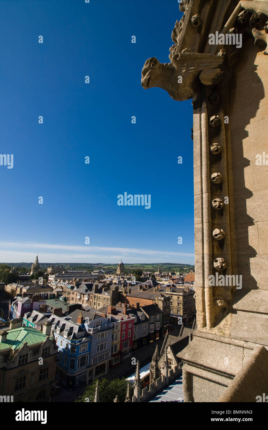 Oxford, Stadtbild von Universitätskirche Stockfoto
