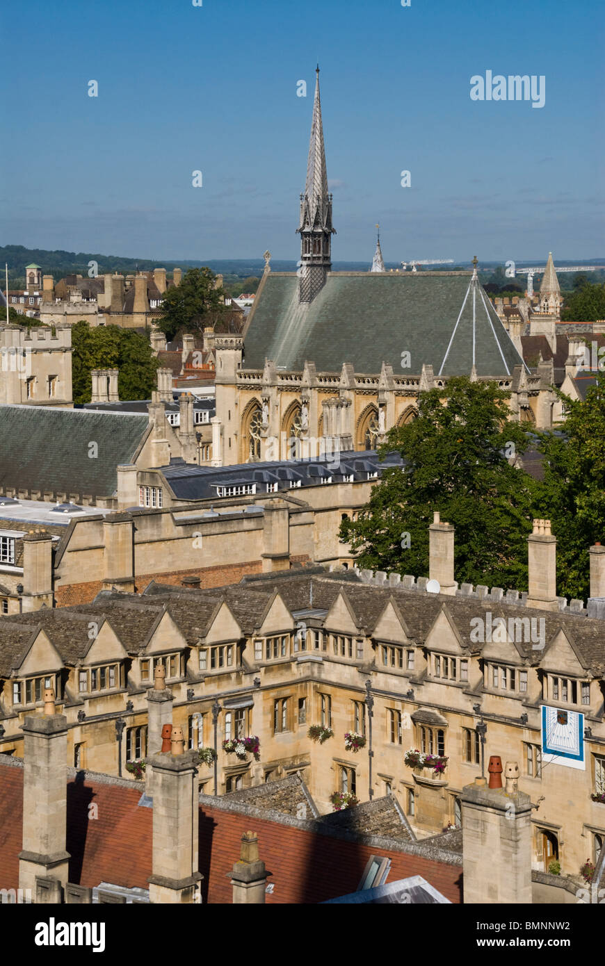 Oxford, Stadtbild von Universitätskirche Stockfoto