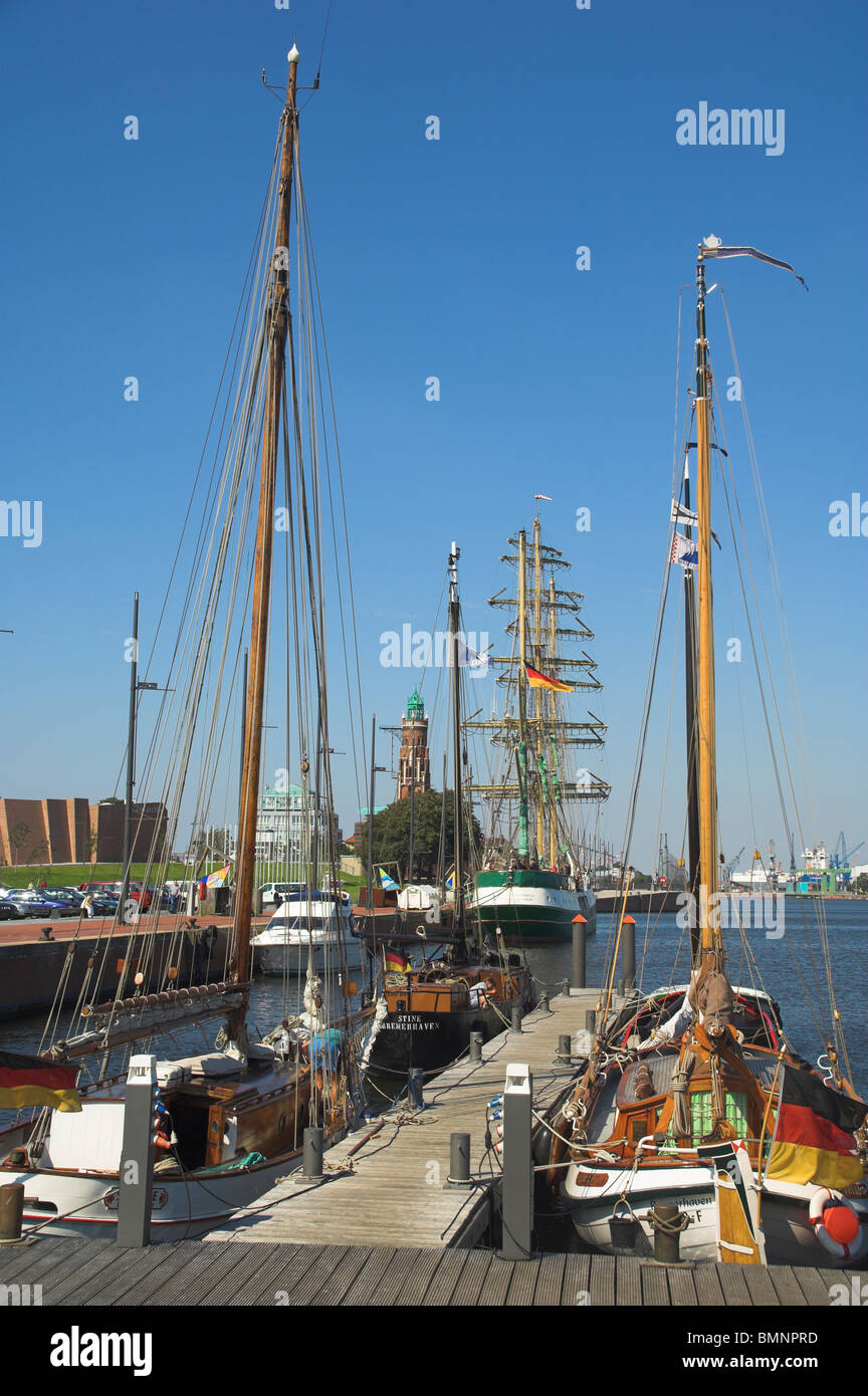 Bremen, Bremerhaven, Hafen Stockfoto