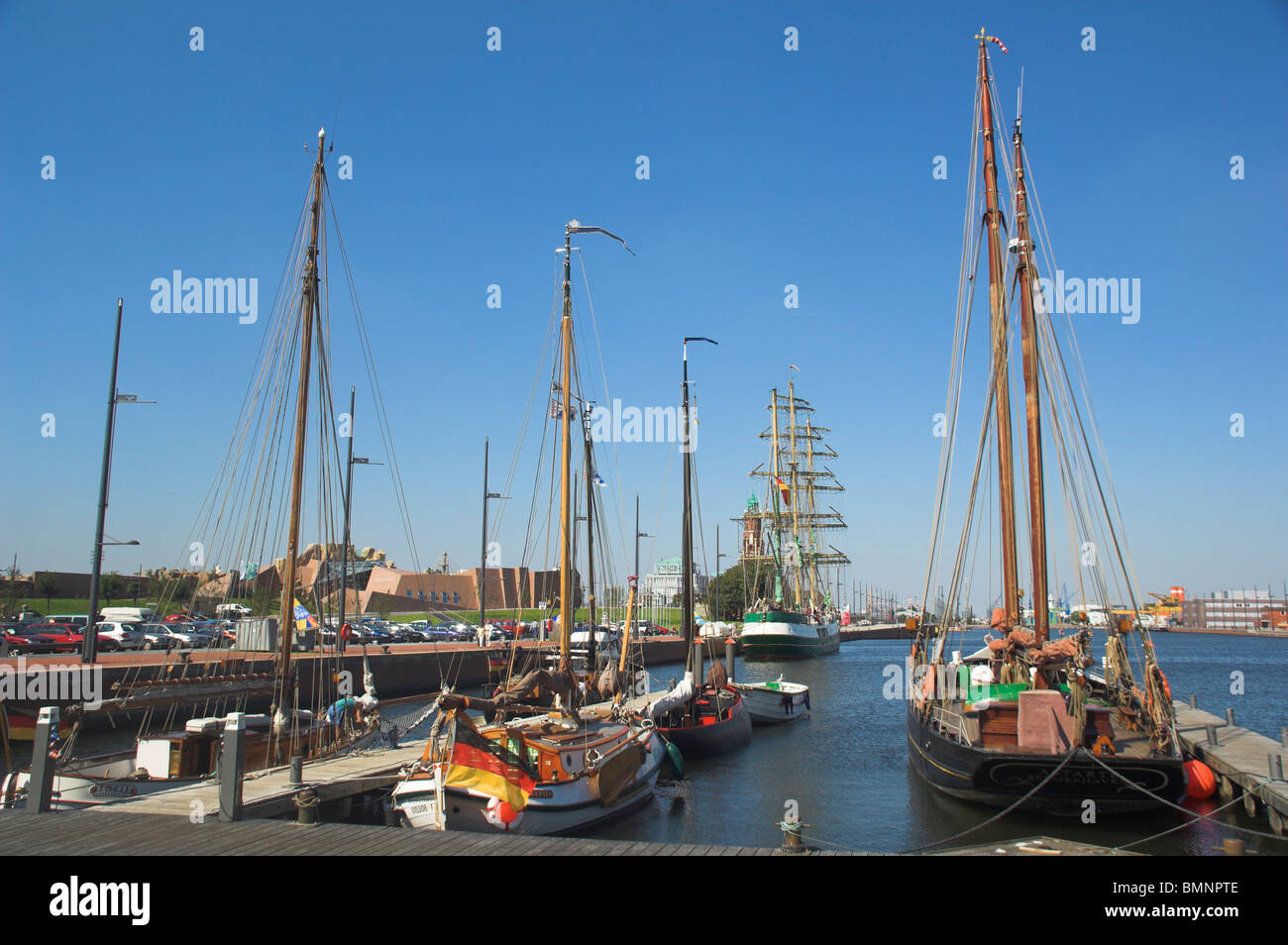Bremen, Bremerhaven, Hafen Stockfoto