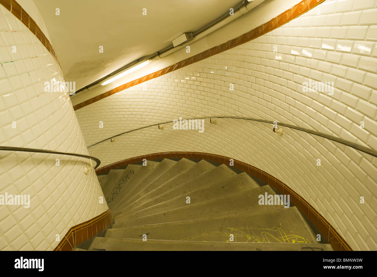 Paris, Metro Stockfoto