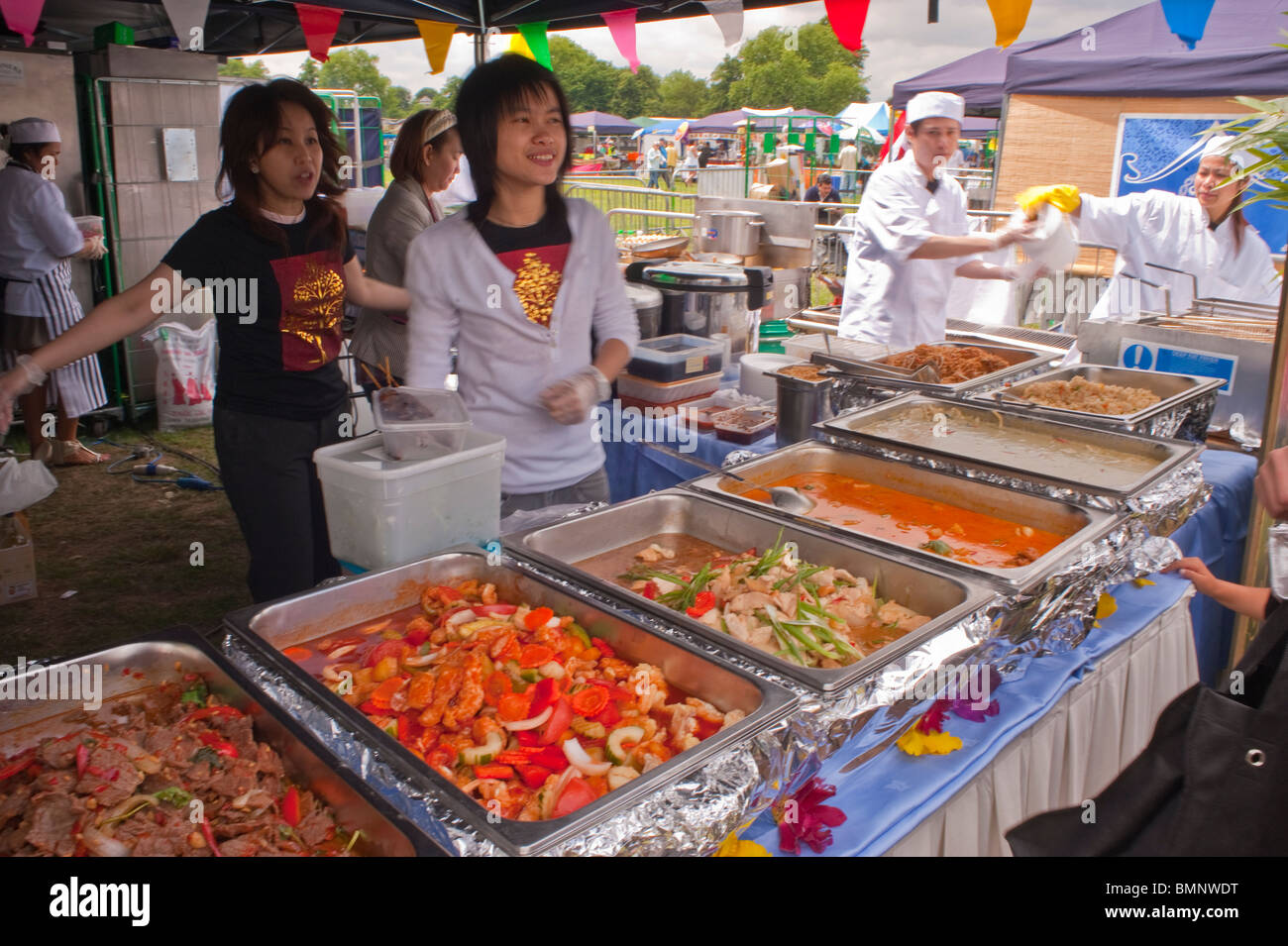 "Die Thai Festival London", Asian Food Festival, UK, ThaiKüche Essen