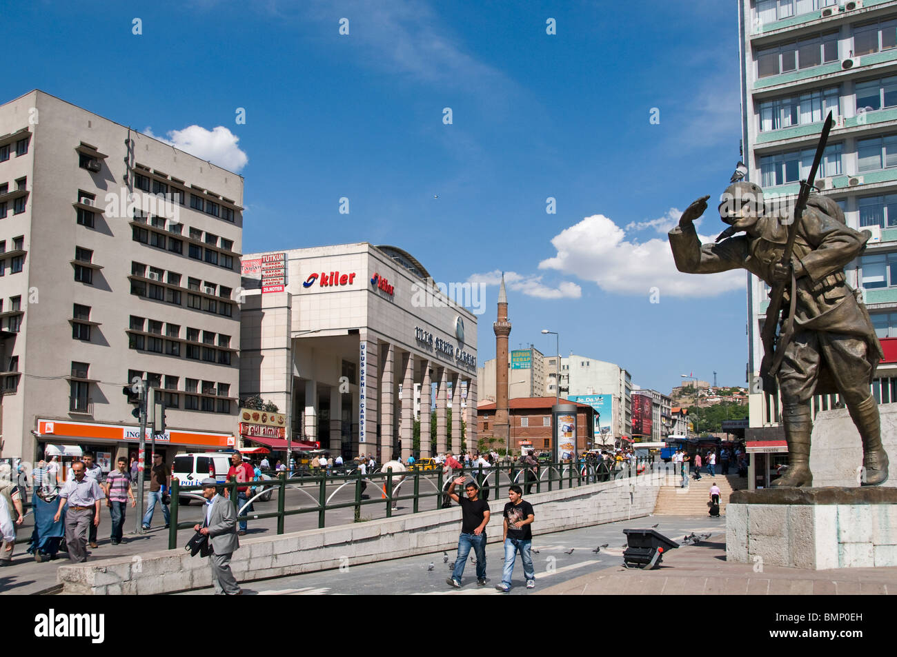 Moderne Ankara Ulus Altstadt City Türkei türkische Stockfoto