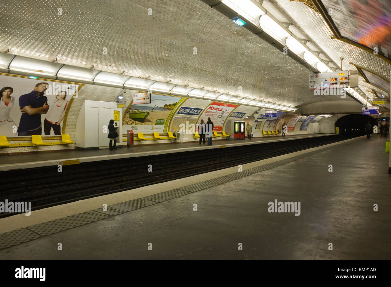 Paris, Metro Stockfoto
