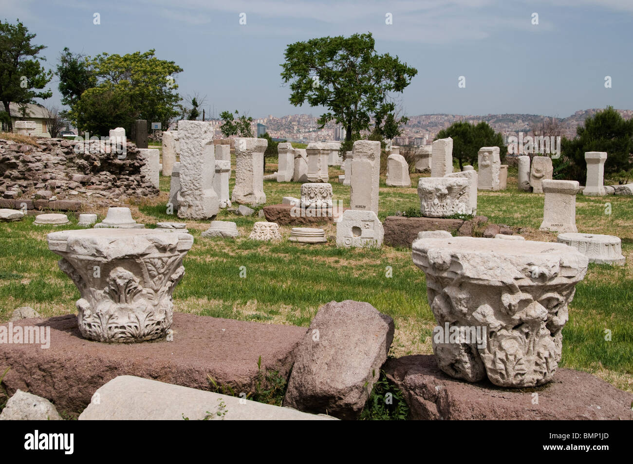 Römische Bäder Ankara Türkei archäologische Stätte Stockfoto