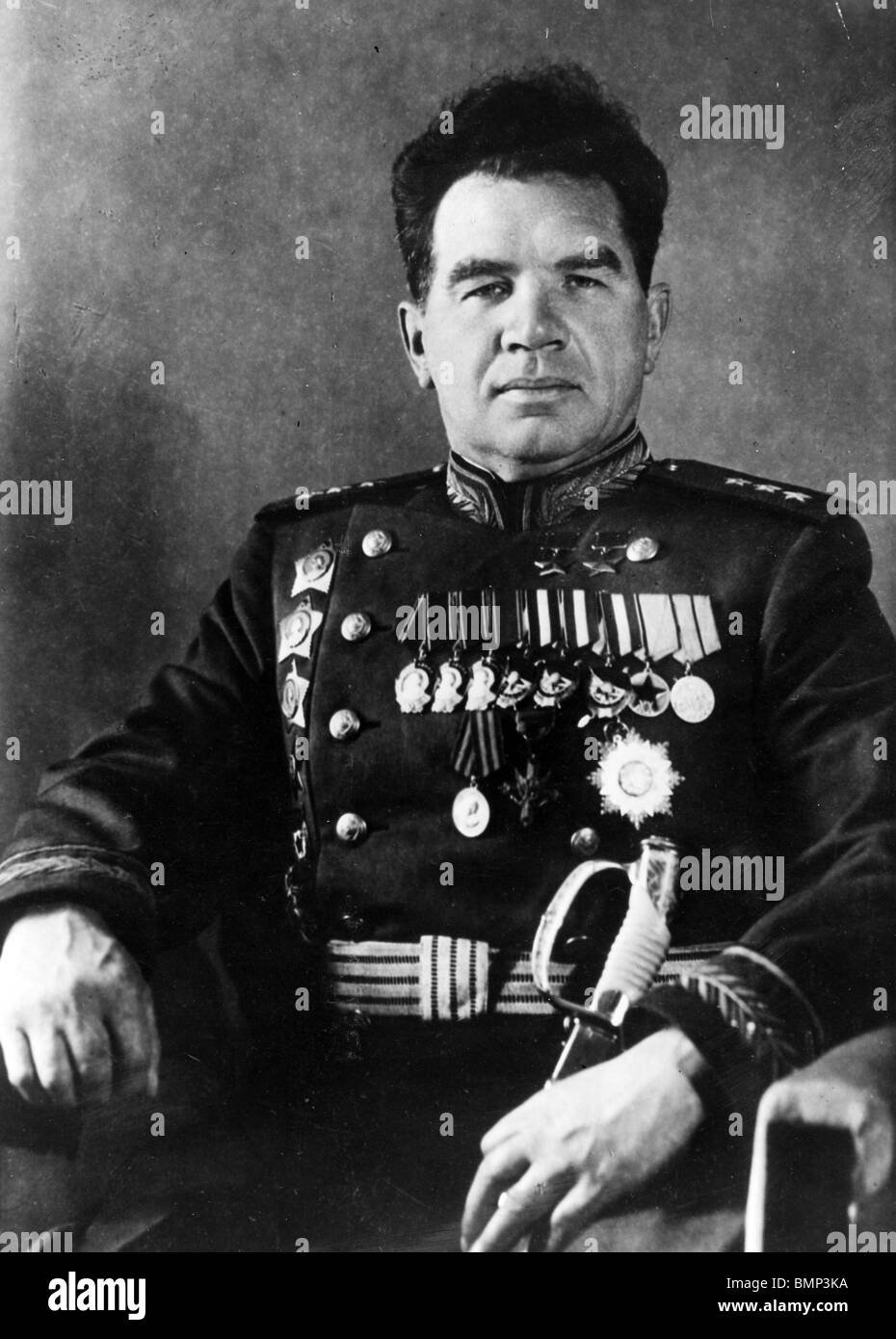 VASILY IVANOVICH CHUIKOV - russischer Soldat (1900-1982) als ein Marschall der Sowjetunion Stockfoto