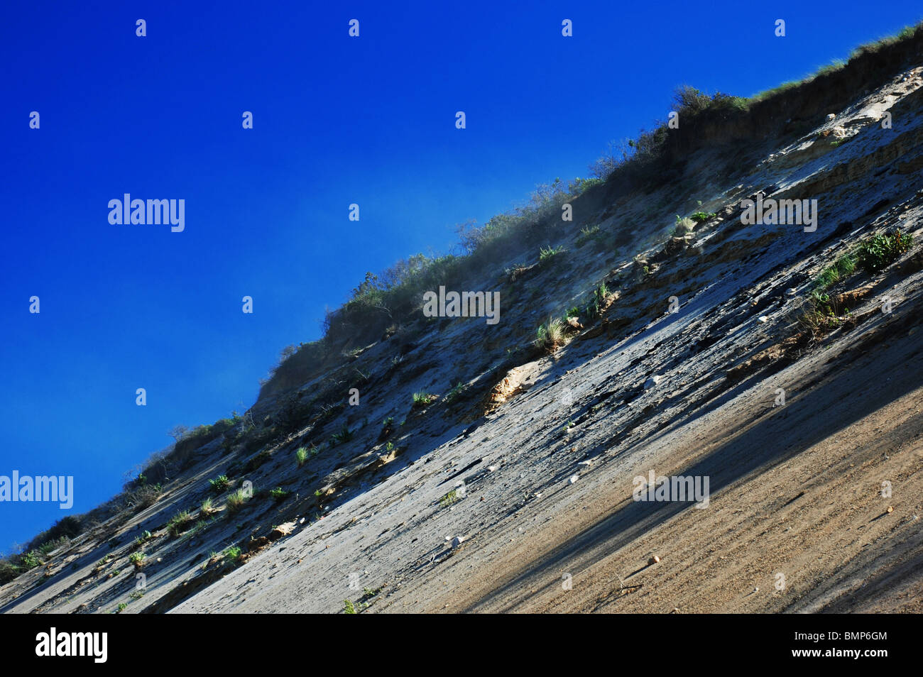 Wind geblasen Sanddüne Stockfoto