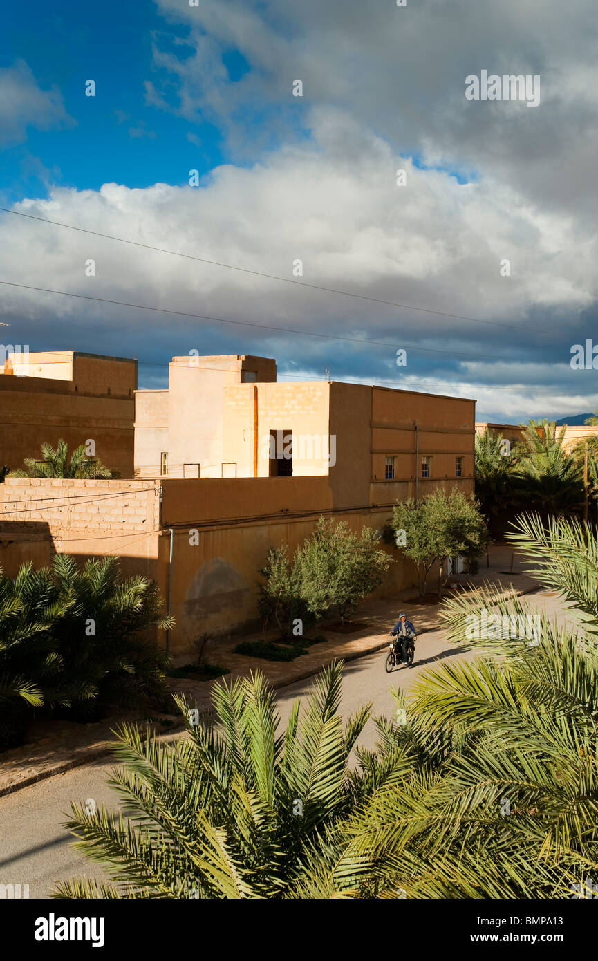 Moderne Neghborhood, Figuig, Provinz von Figuig, orientalischen Region, Marokko. Stockfoto