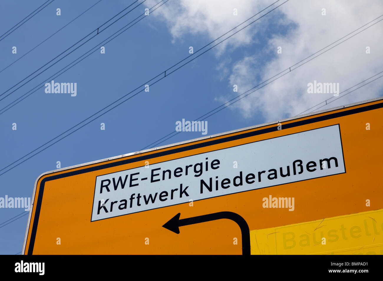 RWE Braunkohle befeuerten Kraftwerk Niederaußem, Bergheim, Rheinland, Nordrhein-Westfalen, Deutschland, Europa Stockfoto